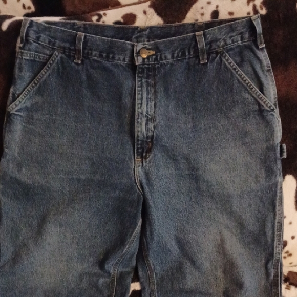 Carhartt Blue Relaxed Fit Jeans - Picture 3 of 12